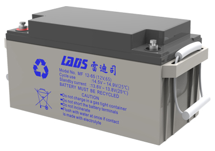雷迪司MF12-65 12V 65AH阀控密封式铅酸免维护蓄电池
